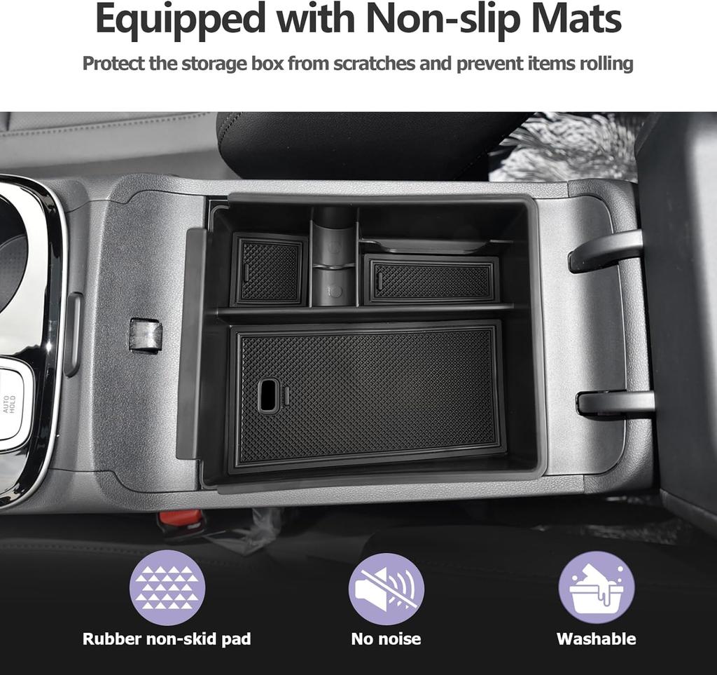 SixthSmoy Center Console Organizer for 2025 2025 2025 Hyundai Tucson Limited/Hybrid Interior Accessories, Auto Transmission Only
