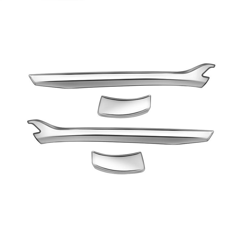 ABS Chrome Car Rearview Mirror Strip Moulding Frame Cover Trim For Mazda CX60 cx 60   Accessories  Styling RHD RHD Silver