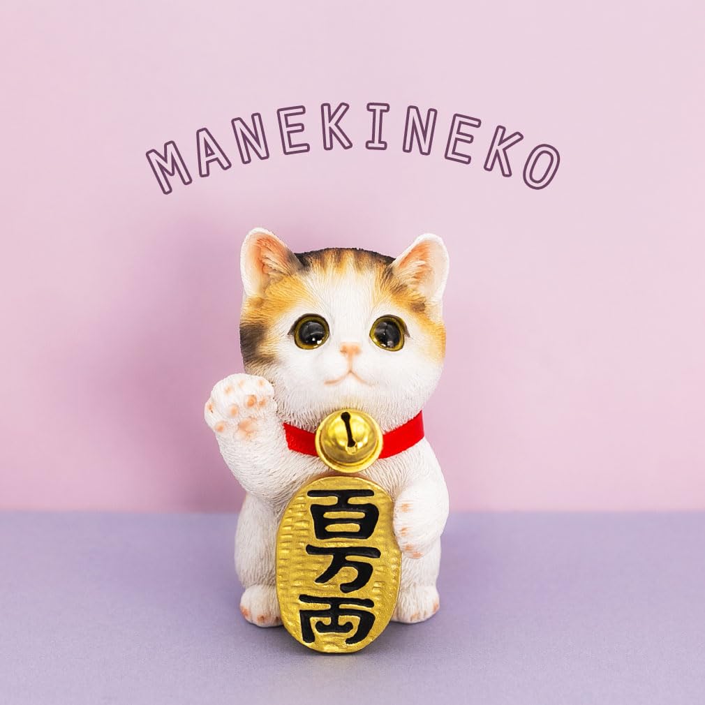 figurine Cat ornament for business protection from protection from good increased attracting good for grand New miscellaneous object calico cb039m