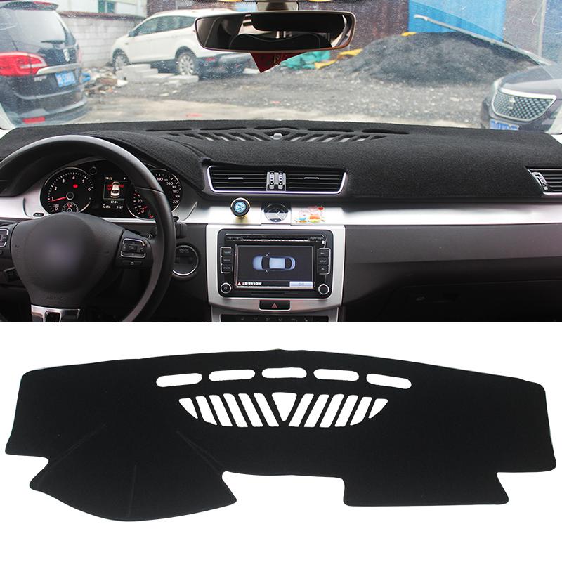 Car Dashboard Covers Avoid Light Mat Carpets Accessories For Volkswagen VW Passat B6 B7 2006-2015 For Passat CC 2009-2017