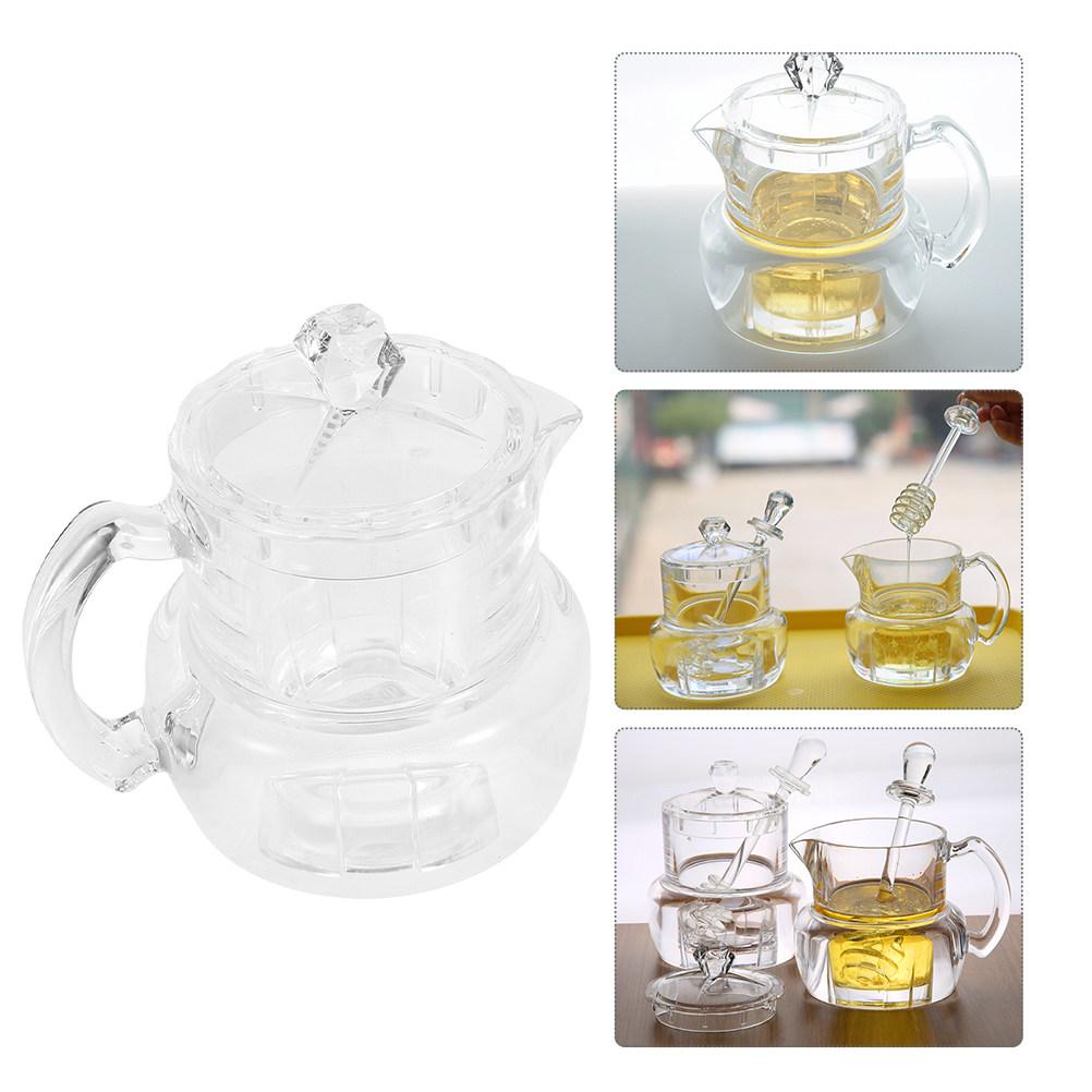 Acrylic Honey Jar with Airtight Lid for Freshness and Hygiene Transparent Decorative Kitchen Storage Container Honey Dispenser other