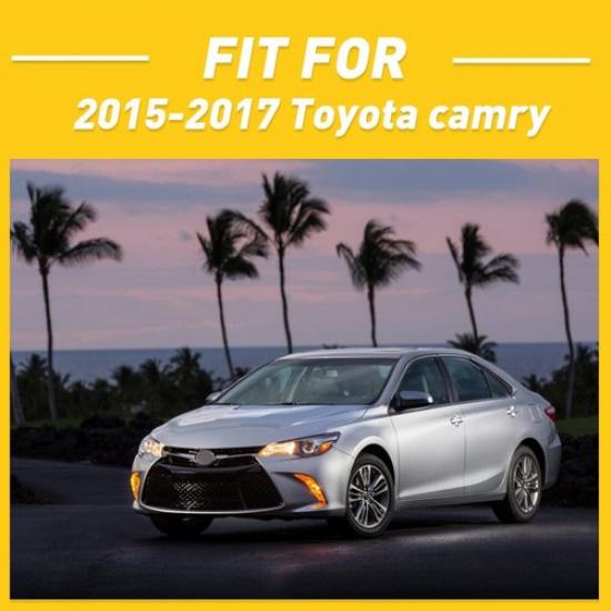 Front Bumper Retainer Mounting Brackets Set for Pair 2015 2016 2017 Toyota Camry