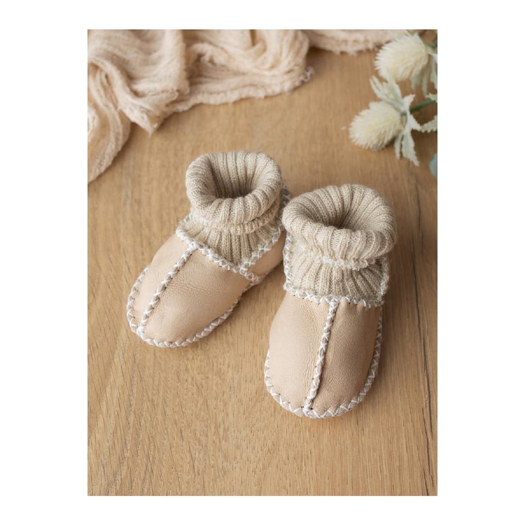Babyschuhe aus Bio-Leder der neuen Saison