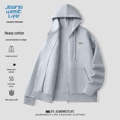 JEANSWEST LIFE Men's Chinese Style Graphic Hoodie