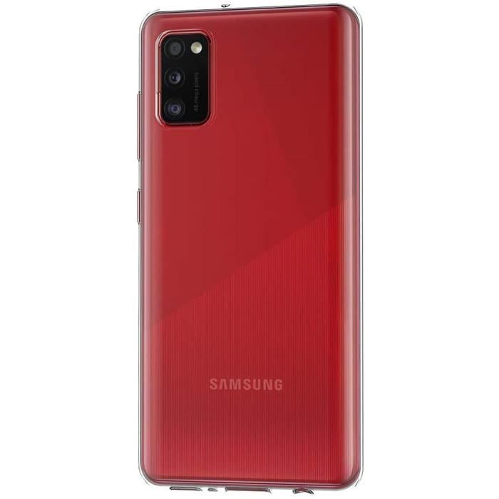 Coque - HONGWE - Samsung Galaxy A41 - Silicone - Transparente - Souple