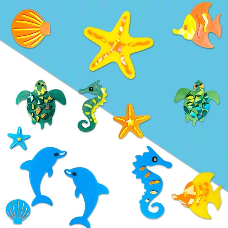 Einzigartige und lustige Silikonbackform Ozean-Thema Flexible Silikonform für hausgemachte Bastelarbeiten und Kuchenverzierungen