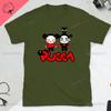 Pucca and Garu Cute Love Cat T Shirt Women Cotton Short Sleeve Kawaii Print Tshirt Funny Cartoon Graphic TShirts Woman Clothing