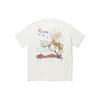 Li Ning T-Shirts Unisex Ecru Rundhalsausschnitt Moderate Gerade Passform AHSU255-1