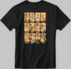 Chip Dale Moods Short Sleeve Black Tshirt