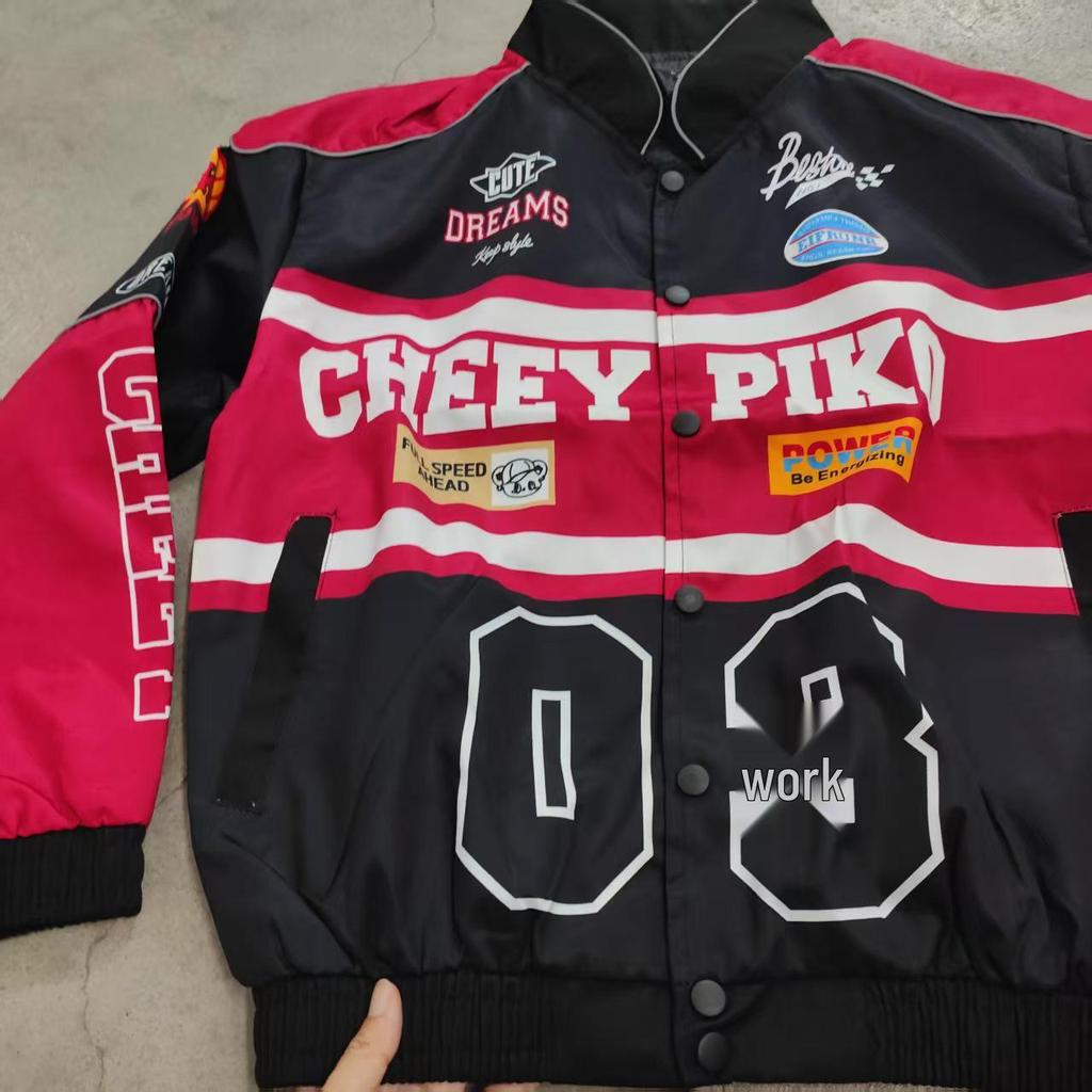 Men's & Women's Retro Racing Baseball Jackets - Trendy Motorcycle Style for Spring & Autumn