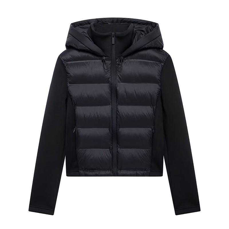 Autumn Winter Women's Flack Front Zipper Jackets Coats Vintage Hooded Neck Long Sleeves Female Lady Jacket