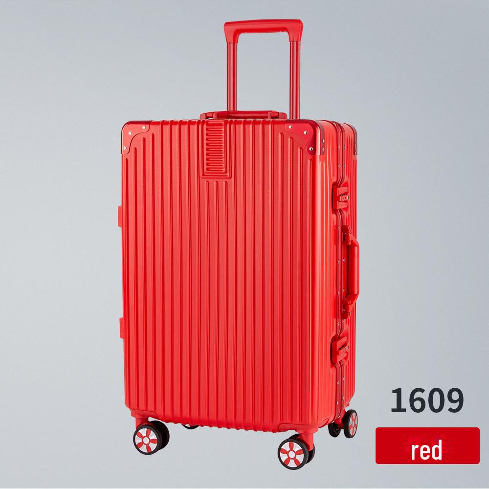 Yongsheng 20" Aluminum Frame Anti-Fall Suitcase with Universal Wheels - Stylish and Durable for Women and Students