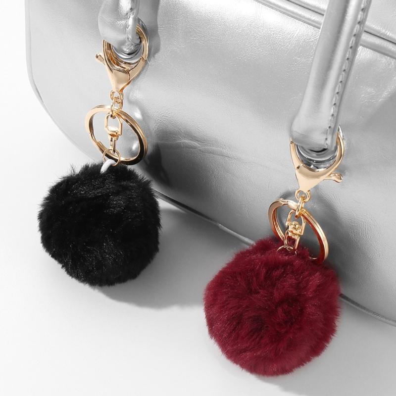 Reusable Ball Keyring Accessory In Assorted Colors Keychain Decorations For Personalized Bag Charm And Gifts