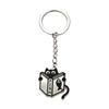 Creative Cartoon Cat Keychain: Stainless Steel Cat Pendant Charm