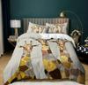 Art Giraffes Quilt Duvet Cover Bedding Set Pillowcase Single Double King Size UK