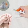 Newborn Baby Nail Clipper Convenient Safety Long Scissors Trimmer Manicure Cutter Special Scissor Babies Care Tools Accessories
