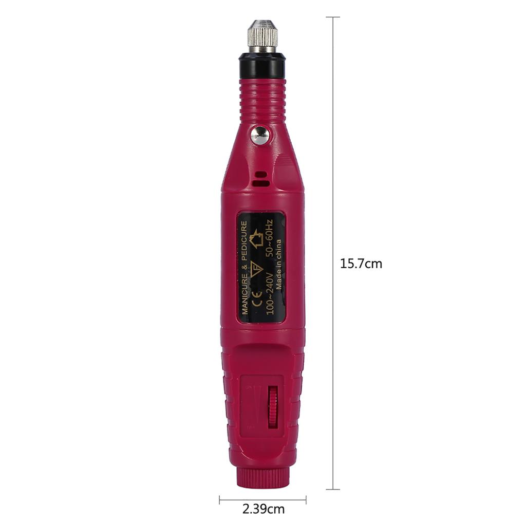 12 Types Manicure Machine Electric Sanding Drill Nail Polishing Tools With Grinding Head