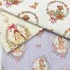 0.5m/1m/2m Encrypt Cotton Linen Cartoon Princess Girl Printed Fabric for Decorative Cloth Tablecloths Curtains DIY Sewing Fabric