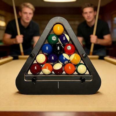 1/2 Stück Billard-Rack Professionell Pooltisch Universell 46243 Bälle Ballhalter Dreieck Rhombus Positionierungs-Rack Billard Zubehör