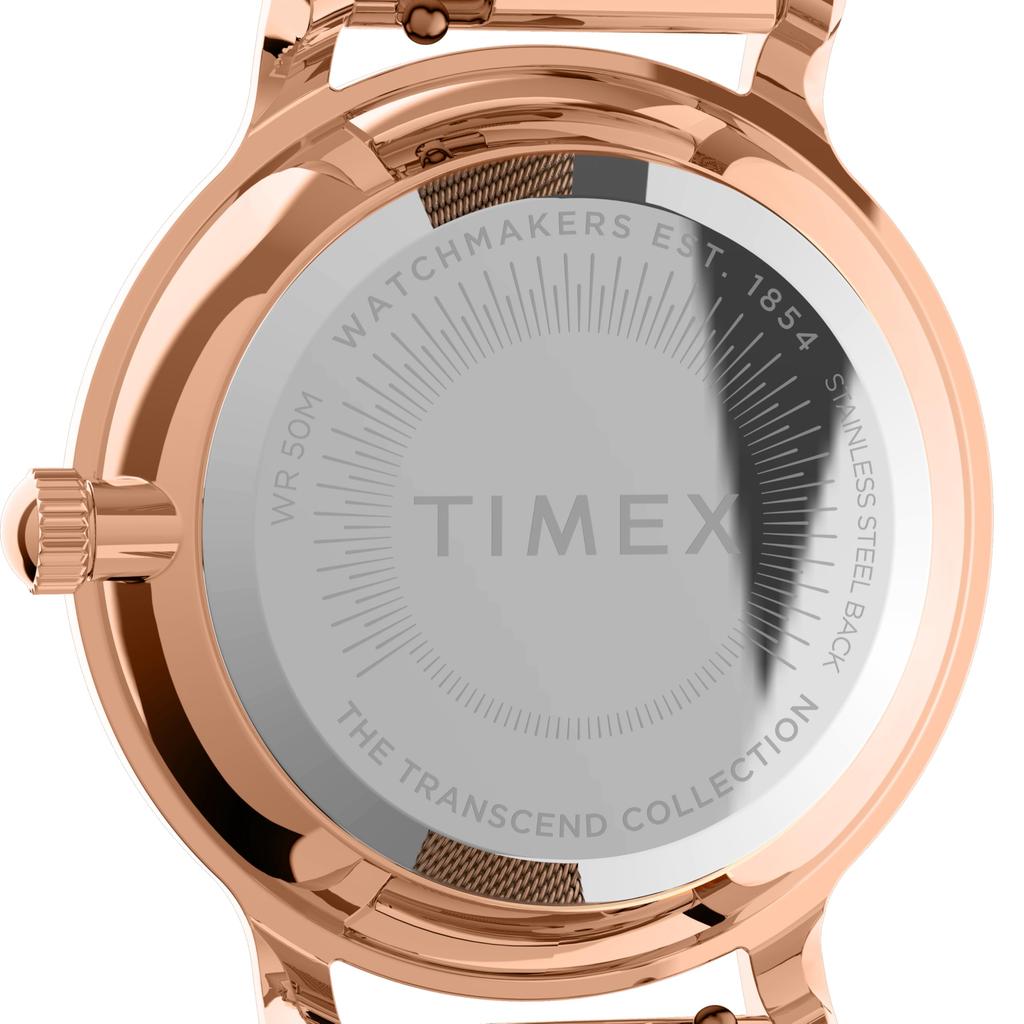 Transcend Watch Quartz 5 ATM Water Resistant Mineral Glass White Dial TWG064100 [TIMEX] Women's [Authentic]