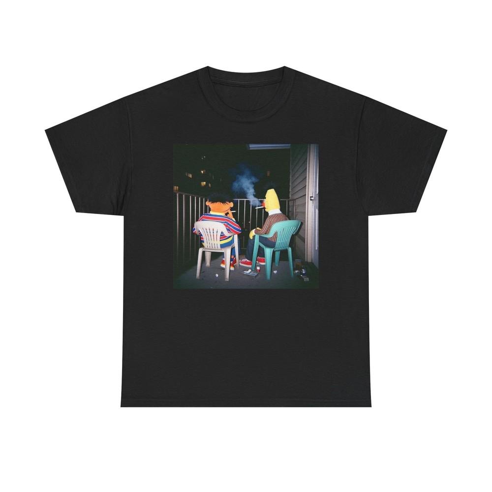 

Bert And Ernie Funny Graphic T Shirt S5XL Unisex Heavy Cotton Tee Unisex T-Shirt M