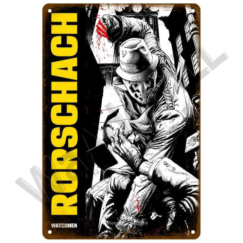 Retro Tin Sign Aesthetic Living Room Metal Wall Decor Decoration Cinema Vintage Metal Sign Movie Industrial Deco Films Poster