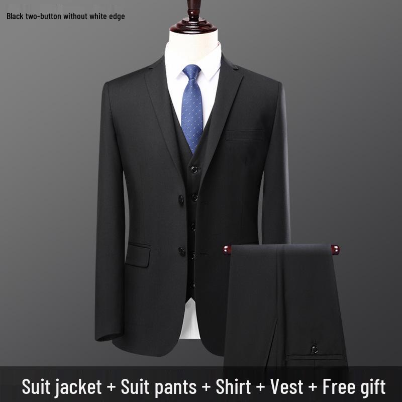Men's Slim Fit Casual Suit Set: Wedding, Engagement, Ceremony & Business Formal Wear