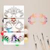 Reusable Face Paint Stencils for Body Art Stamps Painting Halloween Party Makeup DIY Tool Temporary Tattoos Stencils