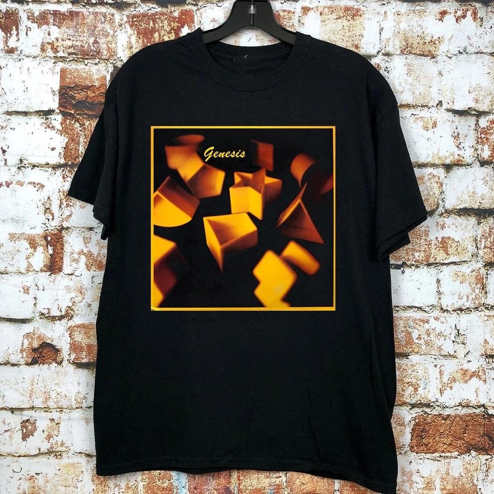 Genesis Band 1983 Self Titled Black Cotton  Full Size S-5XL AD396 Unisex T-Shirt XXXL