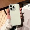 Cat Ears Clear Phone Case For iPhone 17 Air 16 Plus 15 14 13 12 11 Pro Max X XS XR 7 8 SE 2022 2020 Minimalist Shockproof Transparent Protective Cover