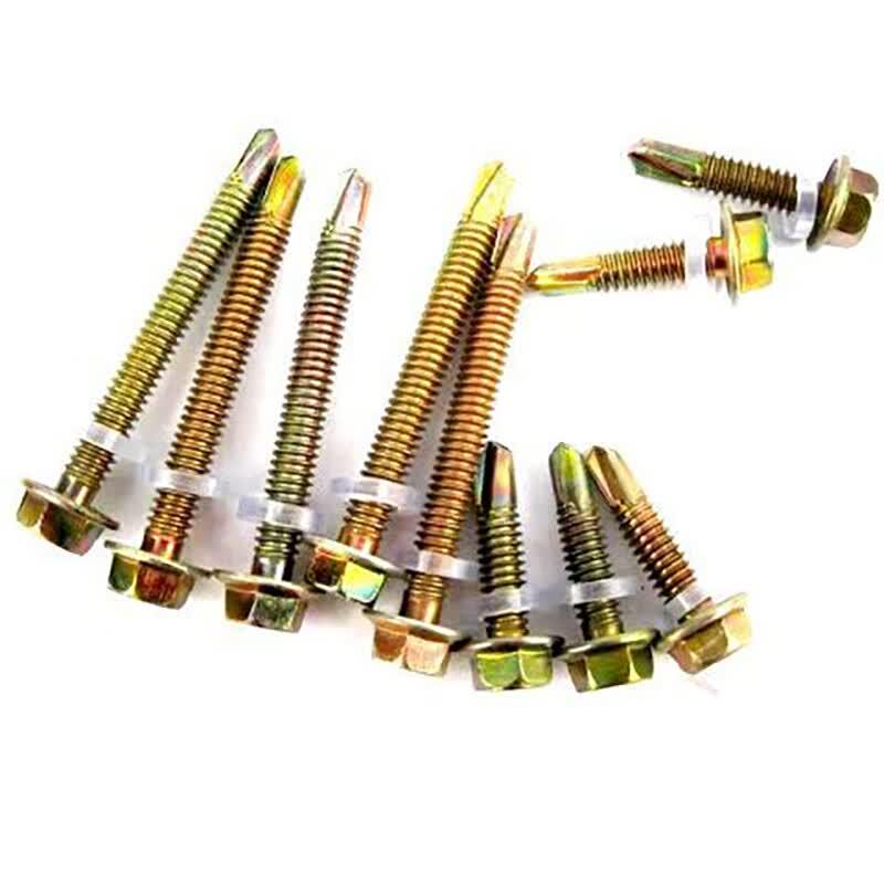 Guxin Color Zinc Hex Head Self-Drilling Screws