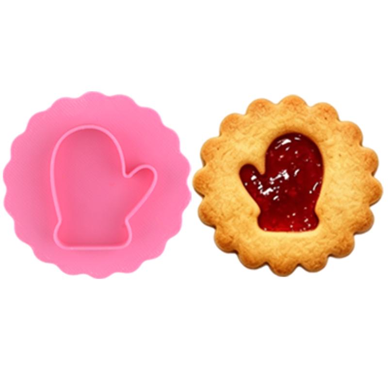Christmas Linzer Cookie Cutter Multiple Patterns Non-Toxic for Home Winter Holiday Baking DIY Gift Treat Making