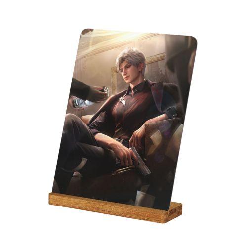7/8in Game Love and Deepspace Sylus Rafayel Zayne Xavier Caleb Anime Metal Photo Ornament Bedside Cartoon Decoration Gift 2025
