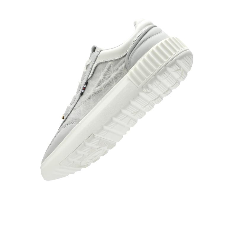 Fila Business Commuting Fashion Low-Top Sneakers Men Sneakers Dusk-Gray Snow-White F12M421210FDS