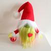 Christmas Green Beard Gnome with Red Heart Mini Faceless Man Toy Festival Theme for Home Table Top Decorations