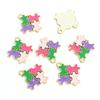 Enamel Charms Heart Shaped Round Irregular Puzzle Alloy Pendants for DIY Necklace Bracelet Earrings Keychain