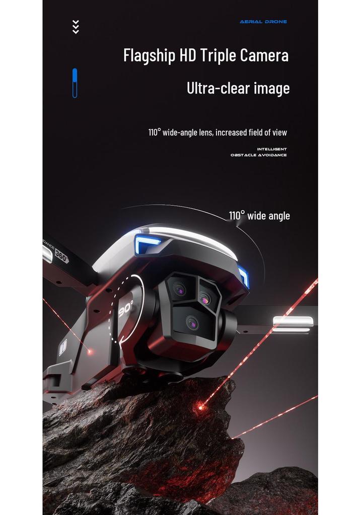 Walker M10 H20 Drone: New Model with Screen Control, Intelligent Obstacle Avoidance, Quadcopter Aerial Photography, Remote Control Airplane Toy