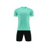 (Green No Custom, S Height 150-160CM) Football Jerseys Sets Men Sports Soccer Jersey Survetement Football Uniforms Women Soccer Training Suit