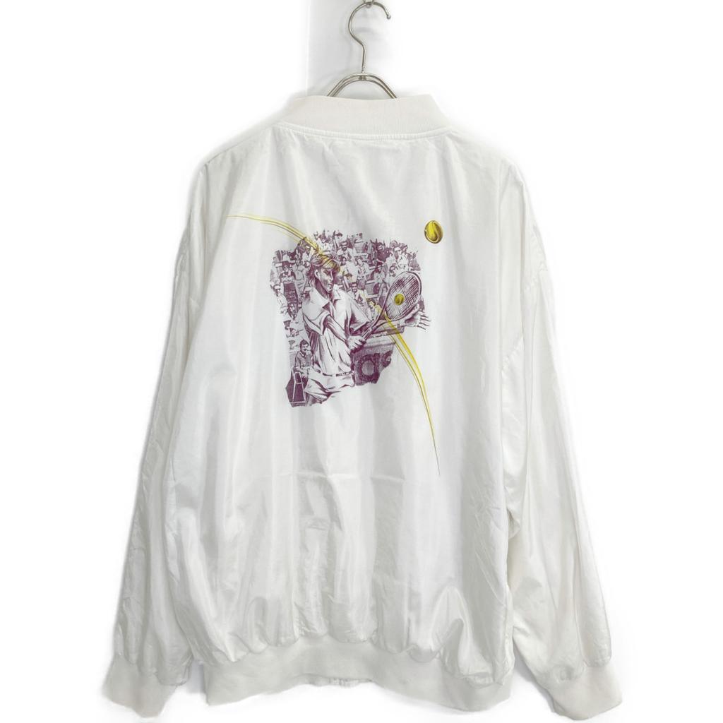 Adidas 80S STEFAN EDBERG SATIN JACKET Jacket whiteUsed