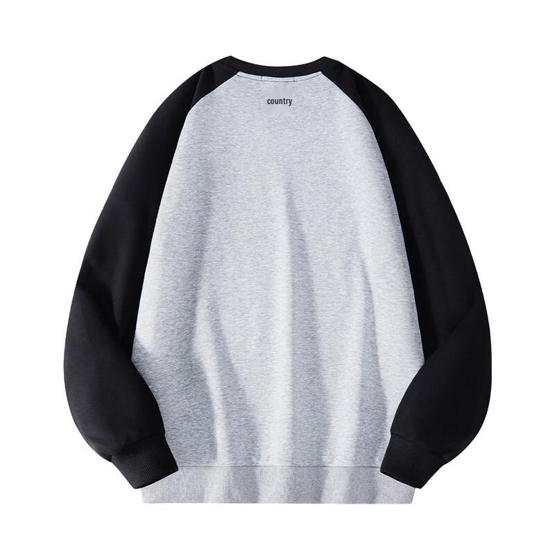 Paul Frank Men's Color Block Raglan Crewneck Sweatshirt