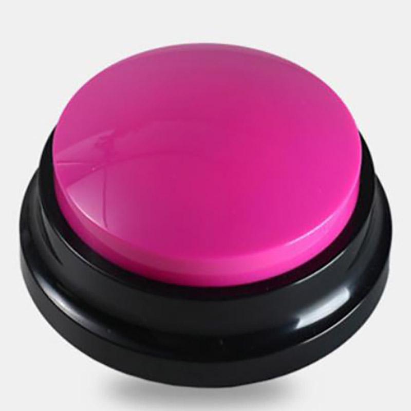 Pet Toys Voice Recording Button  Dog Buttons for Communication Pet Training Buzzer Recordable Talking Button Intelligence Toy