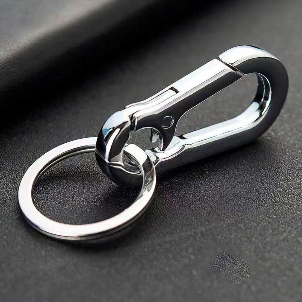 Car Key Holder Spring Key Ring Waist Belt Carabiner Car Pendant Gift Waist Key Ring