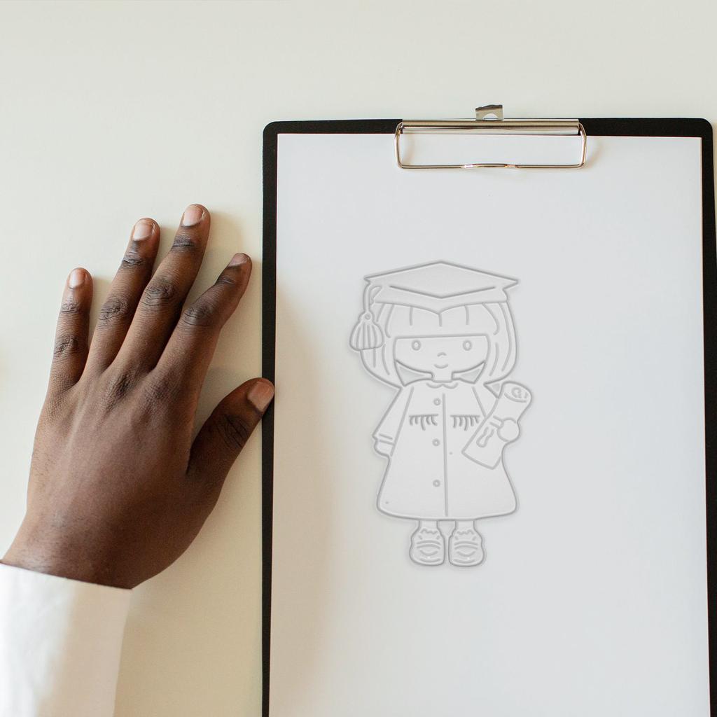 Cutting Die Graduation Template Stamps and Dies for Card Making Metal Embossing Folders Theme Graduates Shape