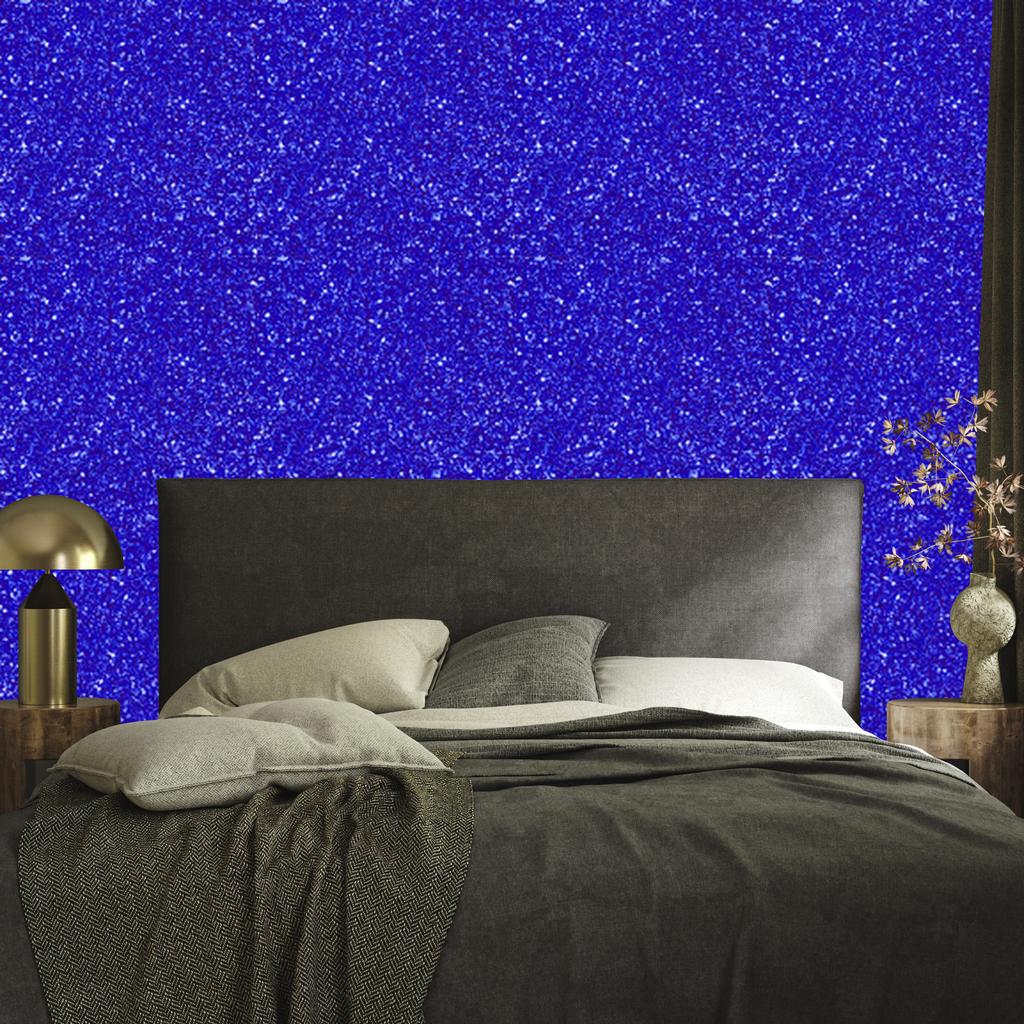 Blue and purple glitter wallpaper, blue background for living room and bedroom 50x1000