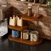 Large Capacity Cup Storage Rack Bamboo Seasoning Storage Rack Perfume Display Stand  for Kitchen