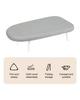 Desktop Ironing Board with Foldable Legs Removable Heat-Resistant Cover Anti-slip Home Laundry Room