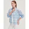 Huit [26ss] Ultra Lightweight Sheer Check Shirt Htwsu6j04t