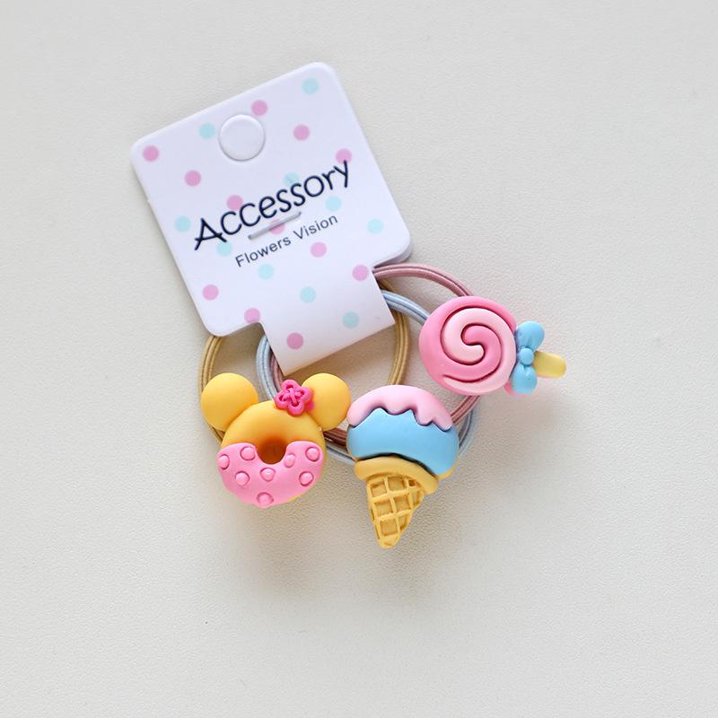 

3PCS New Cute Cartoon Clouds Rainbows Princess Headwear Kids Elastic Hair Bands Children Tie Girls Accessories Baby Headdress