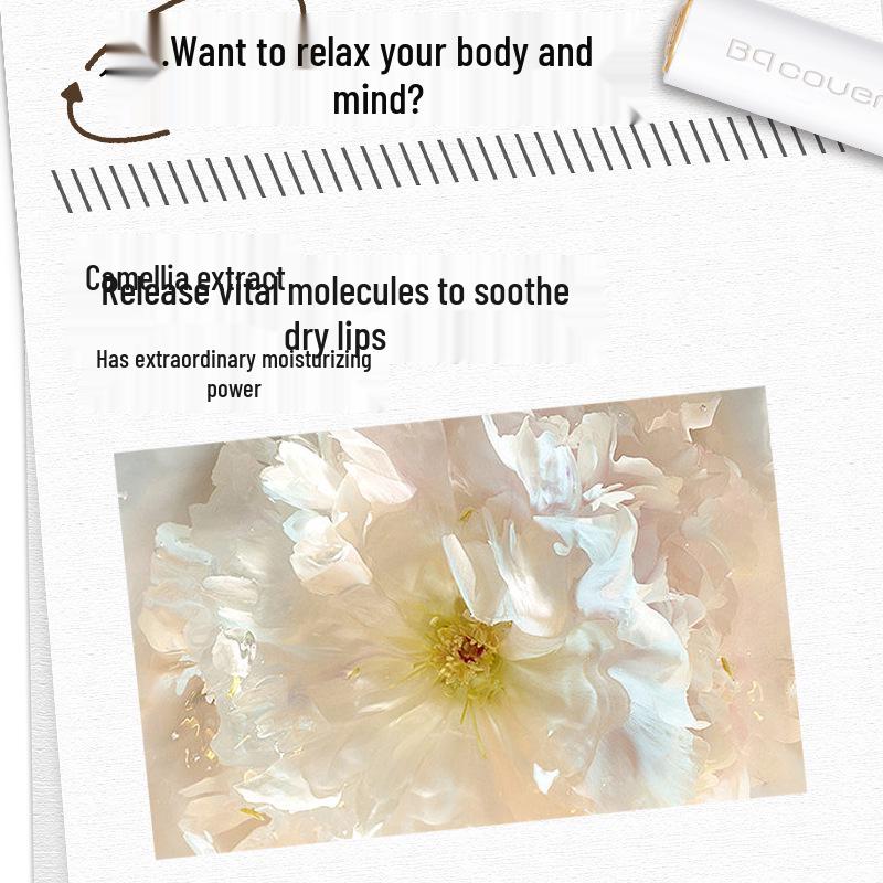 Peiqiao Camellia Velvet Lipstick 6802: One-Stroke Coloration, Moisturizing, Non-Fading, Non-Oily