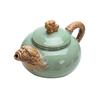 Ceainic chinezesc din ceramică cu dragon 220 ml, ceainic, set de ceai Kung Fu, ceainice, uz casnic, cuptor Ru, ceainic, ulcior pentru apă, ulcior, articole de ceai